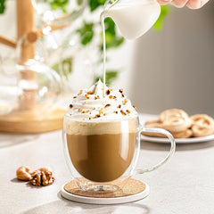 Double Wall Glass Mug 250ml