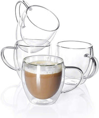 Double Wall Glass Mug 250ml