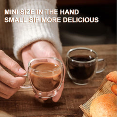 Double Wall Glass Tea Cup 100ml