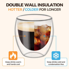 Double Wall Glass Tumber 250ml