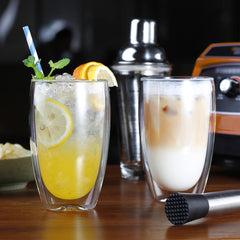 Double Wall Glass Tumbler 450ml