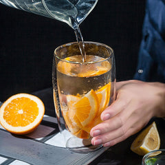 Double Wall Glass Tumbler 450ml