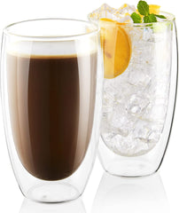 Double Wall Glass Tumbler 450ml