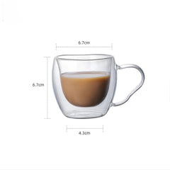 Double Wall Glass Tea Cup 100ml