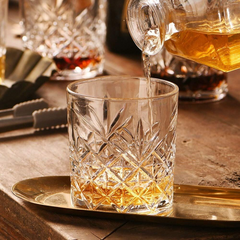 Crystal Grass Whiskey Glass 300ml Set of 6