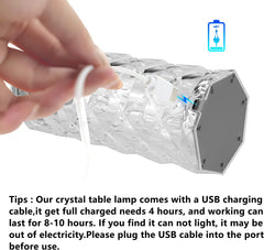 Diamond Crystal Touch Lamp with Remote