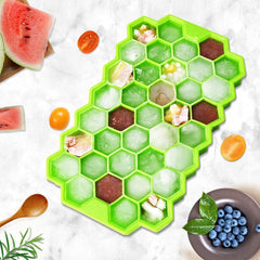 Honeycomb Ice Tray with Lid 37 cube