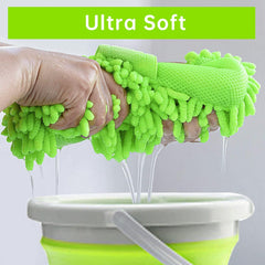 Microfiber Cleaning Sponge Brush