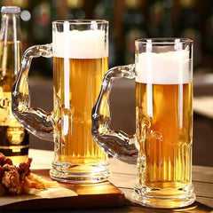 Muscle Beer Mug 600ml Set of 6