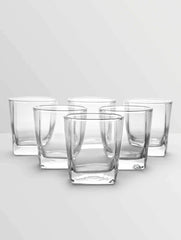 Plaza Square Whiskey Glass 180ml Set of 6