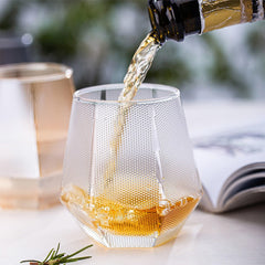 Frosted Hexa Tumbler 310ml Set of 6