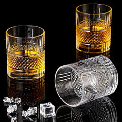 Vintage Whiskey Tumbler 260ml Set of 6