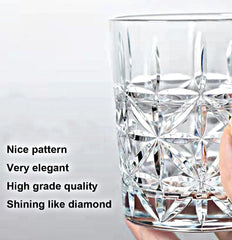 Old Fashioned Whiskey Glass 325ml Set of 6