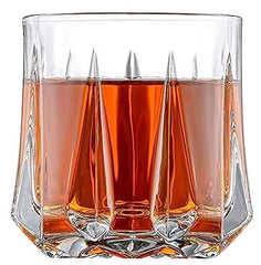 Rock Style Whiskey Glass 350ml Set of 6