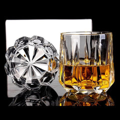 Rock Style Whiskey Glass 350ml Set of 6