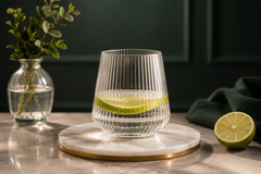 Ribbed Curve Stemless Tumbler 385ml Set of 6