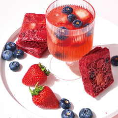 Ribbed Goblet Glass Cups 240ml Set of 6