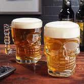 Skull Glass Mug 540ml Set of 6