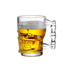 Skull Glass Mug 540ml Set of 6