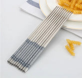 Stainless Steel Chopsticks Set of 5 pair