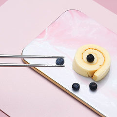 Stainless Steel Chopsticks Set of 5 pair