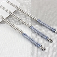 Stainless Steel Chopsticks Set of 5 pair