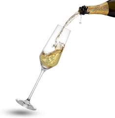 Tall Champagne Flute Glass 250ml Set of 6