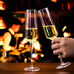 Tall Champagne Flute Glass 250ml Set of 6