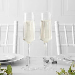 Tall Champagne Flute Glass 250ml Set of 6