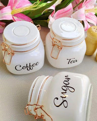 Tea Coffee Sugar Glass Containers