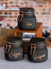 Tea Coffee Sugar Glass Containers