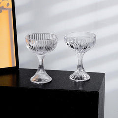 Vintage Ribbed Wine Goblet 180ml