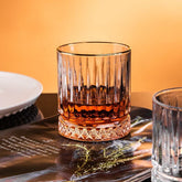 Dubai Whiskey Glass with Gold Line 330ml Set of 6