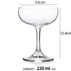 Coupe Glass 220ml Set of 6