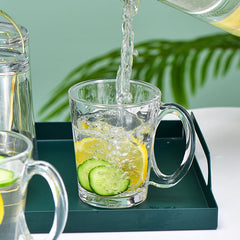 Tea Cup Mug Pot 300ml Set of 6