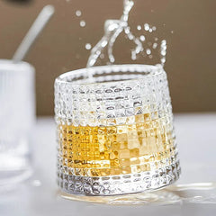 Spinning Glass Diamond 170ml Set of 6