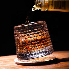 Spinning Glass Diamond 170ml Set of 6