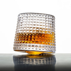 Spinning Glass Diamond 170ml Set of 6