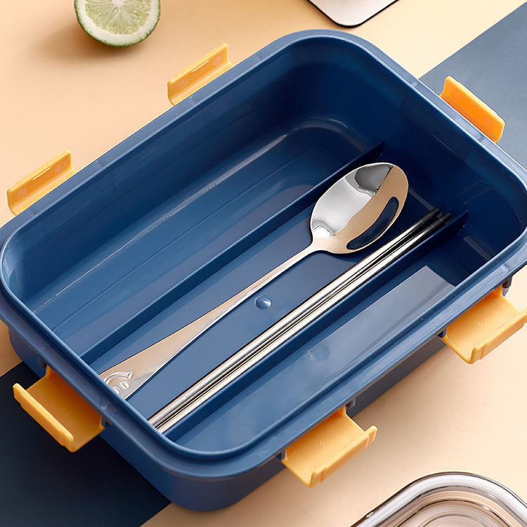 3 Compartment Stainless Steel Lunch Box 900ml
