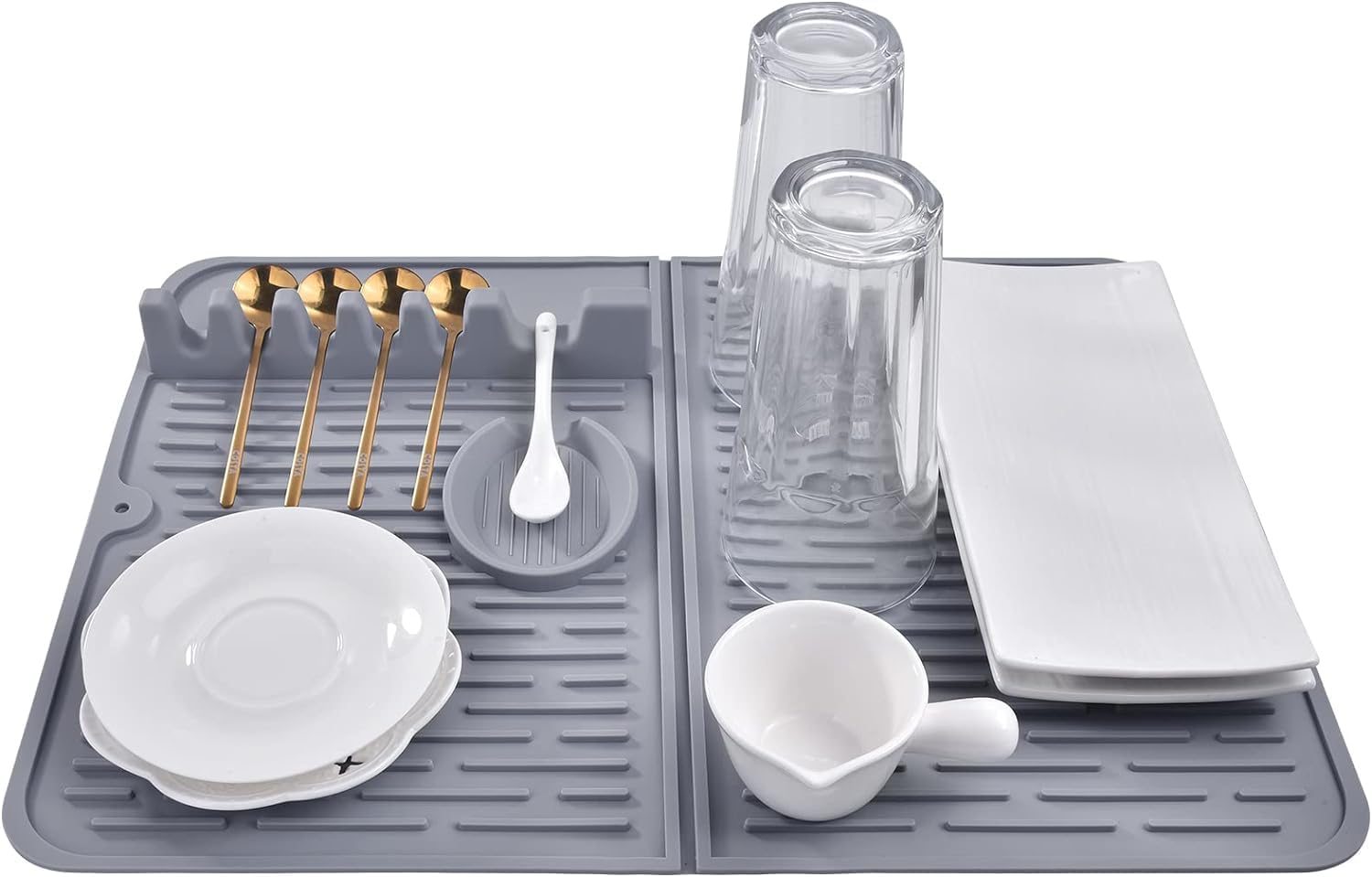 3 in 1 Kitchen Silicone Dish Drying Mat
