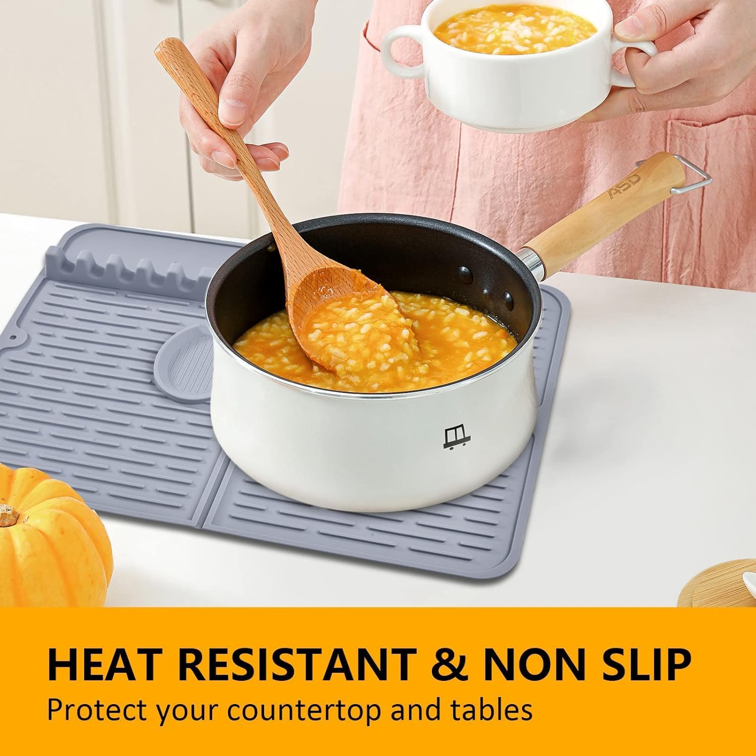 3 in 1 Kitchen Silicone Dish Drying Mat