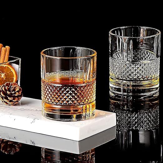 Vintage Whiskey Tumbler 260ml Set of 6