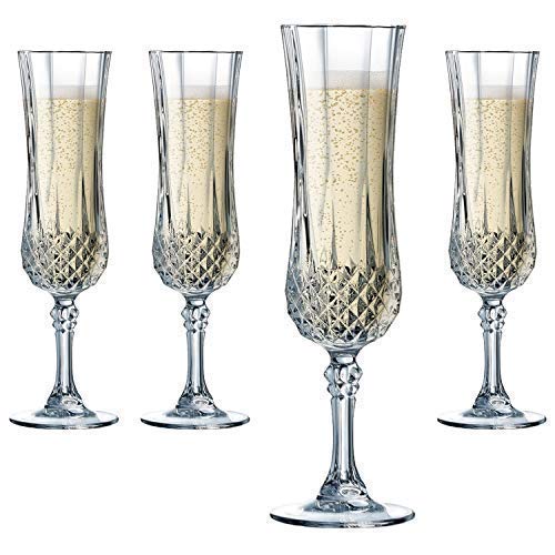 Tall Wine Crystal Glass 155ml Set of 6