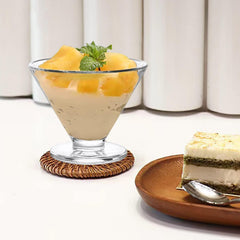 V Shape Ice cream Bowl 250ml Set of 6