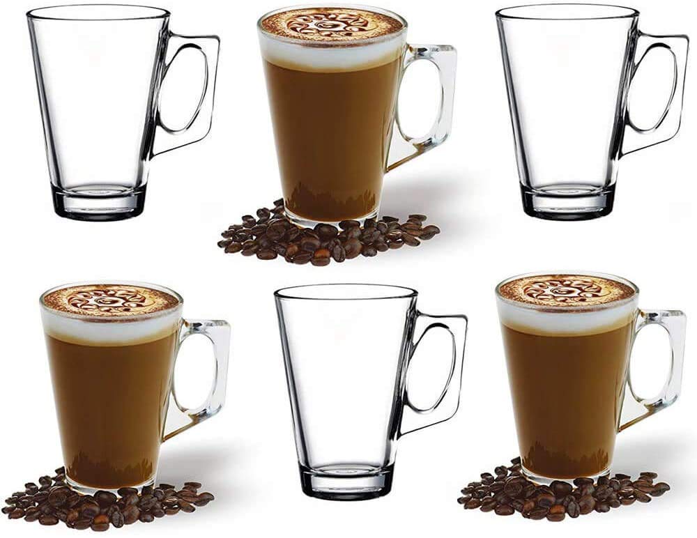 Glass Tea Cup 130ml Set of 6