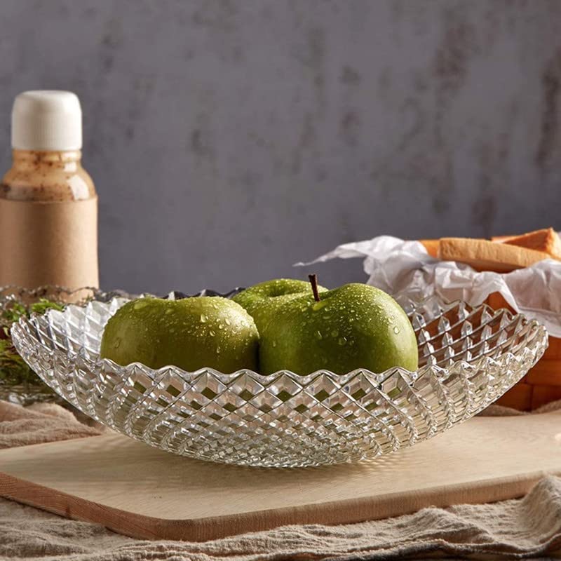 Crystal Fruit Bowl 9 Inch