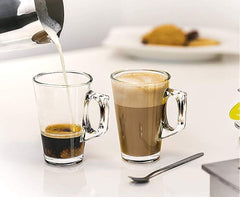Glass Tea Cup 130ml Set of 6
