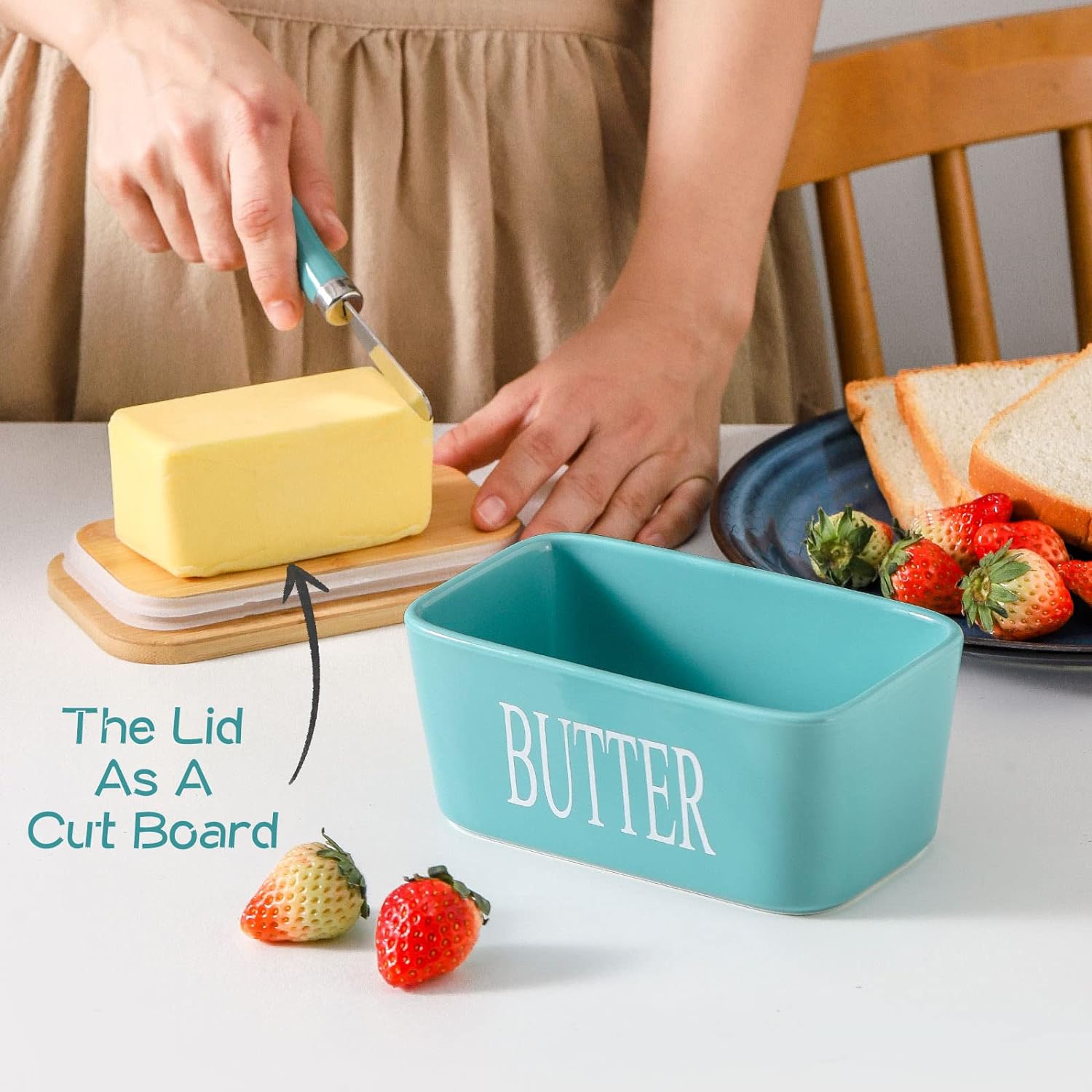 Porcelain Butter Box 650ml
