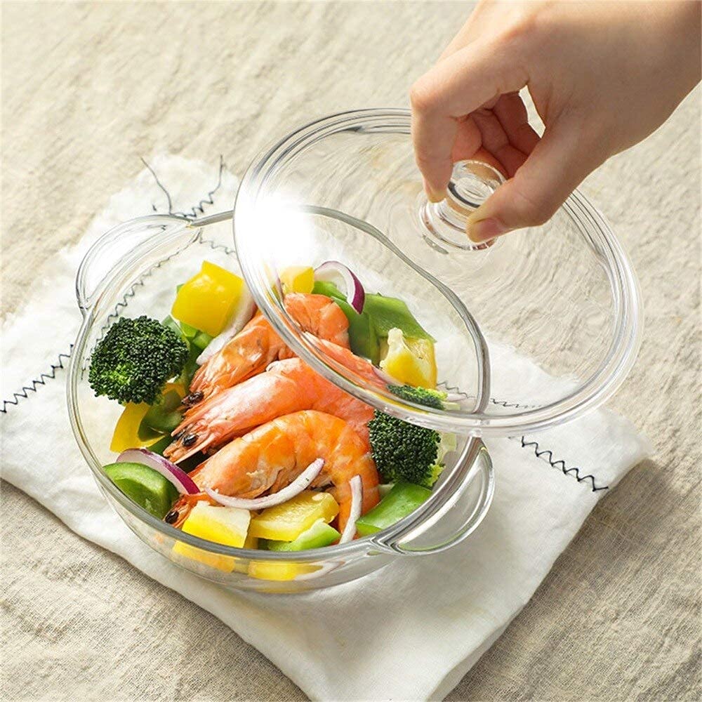 Glass Casserole with Glass Lid