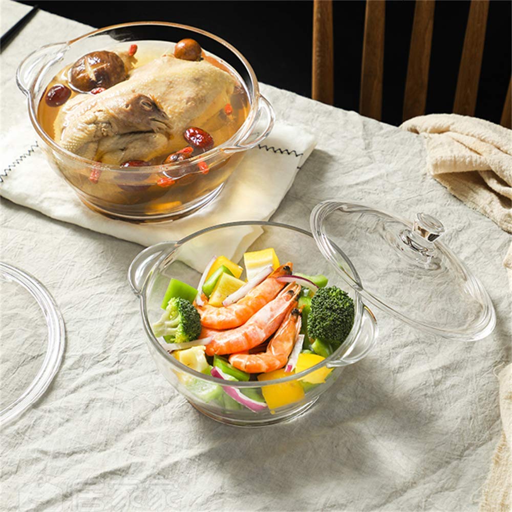 Glass Casserole with Glass Lid